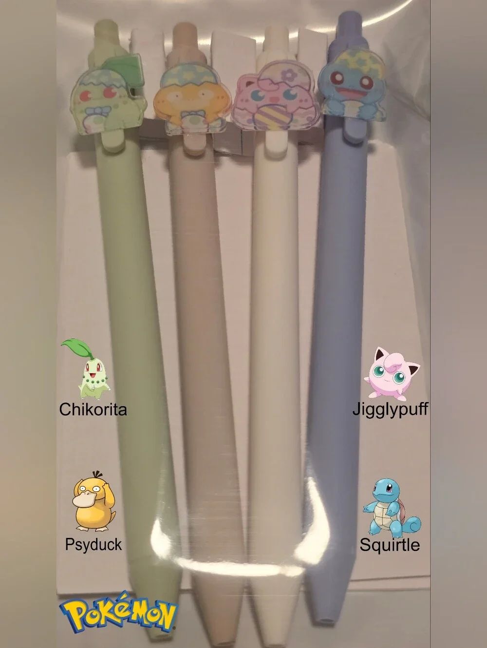 Pokemon Gel Pen 4Pck Set